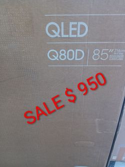 SAMSUNG 85"INCH QLED 4K Q80D