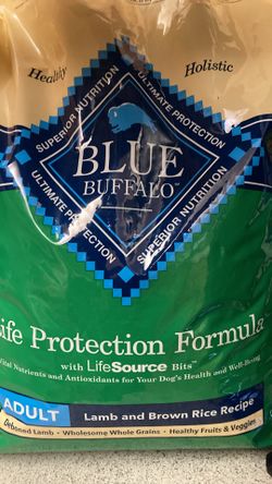 2 15lb Bags Of Lamb And Brown Rice Blue Buffalo Dog Food