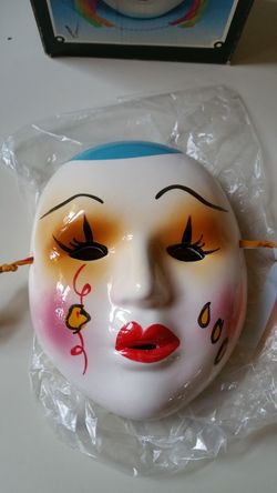 Glossy Earthenware Mask