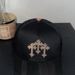 Barbas Hats - Rose Gold Plated Crosses
