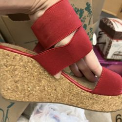 Read Cork Wedge Size 9