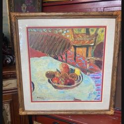 Beautiful Art Nicely Framed 37 X 25