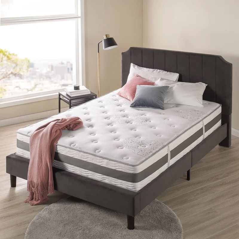 Queen Hybrid Gel Memory Foam and iCoil Springs Firm Mattress, Like-new, Price Negotiable