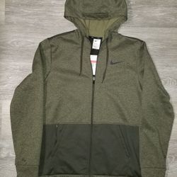 Mens Nike Thermafit Zip Up Hoodie Size Large 