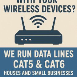 Cat6 And Cat5 Data Lines 