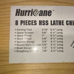 8pc HSS Lathe Chisel set 