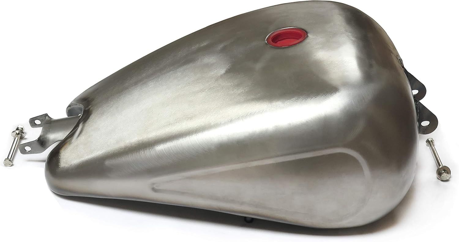 4 Gallon 2" Stretched Gas Fuel Tank Compatible with EFI Harley Sportster Forty Eight 07-15 H03