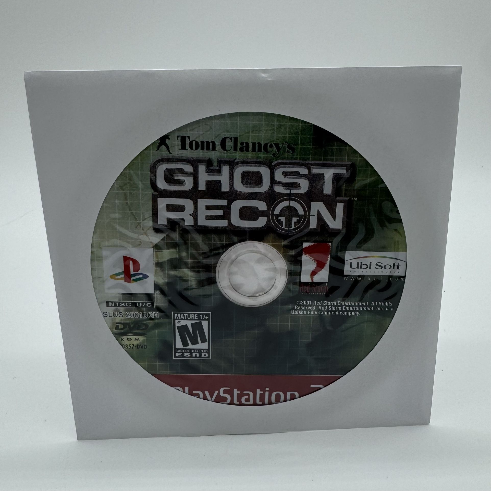 Tom Clancy's Ghost Recon Greatest Hits (Sony PlayStation 2, PS2) Disc Only