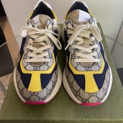 Gucci GG Rhyton 'Beige White Yellow'