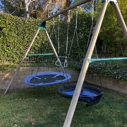 Heavy Duty Steel Swing Set