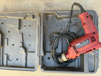 Craftsman 3/8 inch electric drill 5.5 amp with case