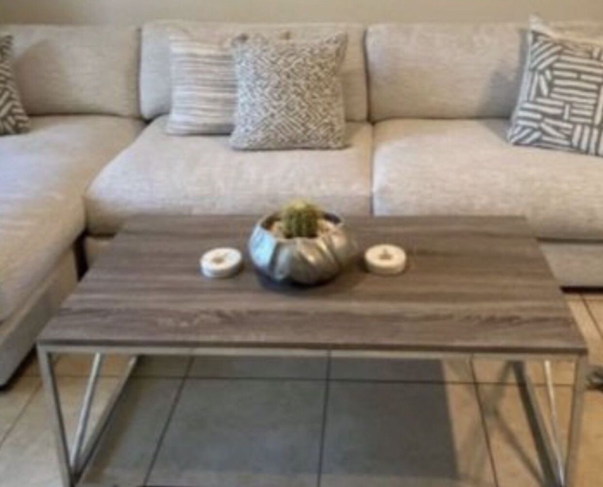 Coffee Table With Matching End Table Bought From City Furniture