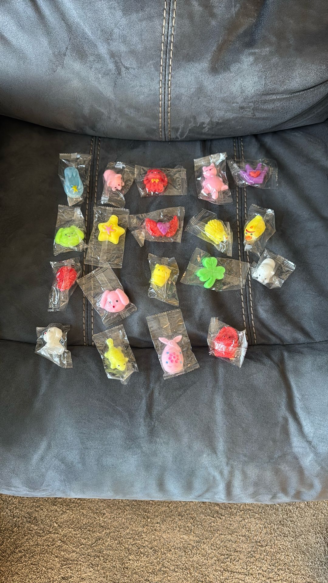 New 19 Squishy Toys Individually Wrapped Fidget
