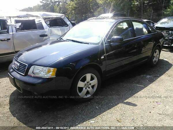 2004 AUDI A6 2.7L TURBO BLUE FOR PARTS PARTING OUT