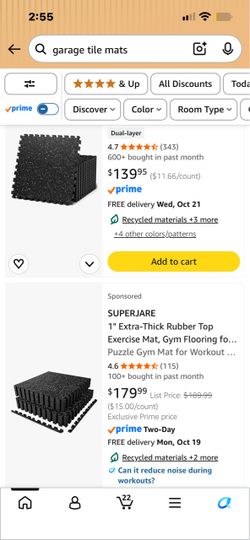 Interlocking Rubber Gym Floor Tiles