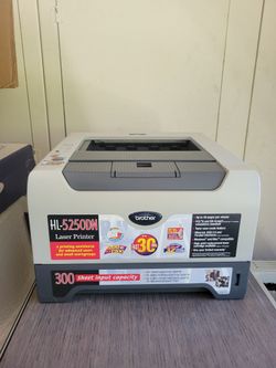 Brother HL-5250DN Network Laser Printer, With Drum/Toner TN580/620/650, Tested!