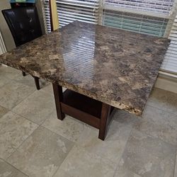 Solid Marble Dining Room Table