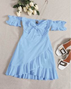 Light blue dress