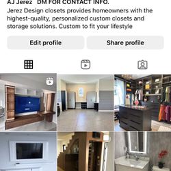 Closet Designs Custom Work .. You Won’t Be Disappointed 