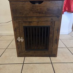 Dog Crate Side Table
