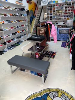 clothes rack & shelves