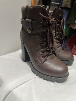 Brown Boots Women Size 5.5