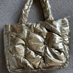 $55 New no tags Vince Camuto Gold Tote