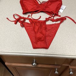 Red Bikini Set