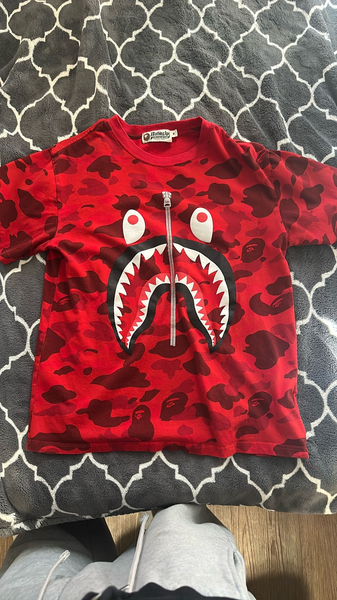 Red bape shirt