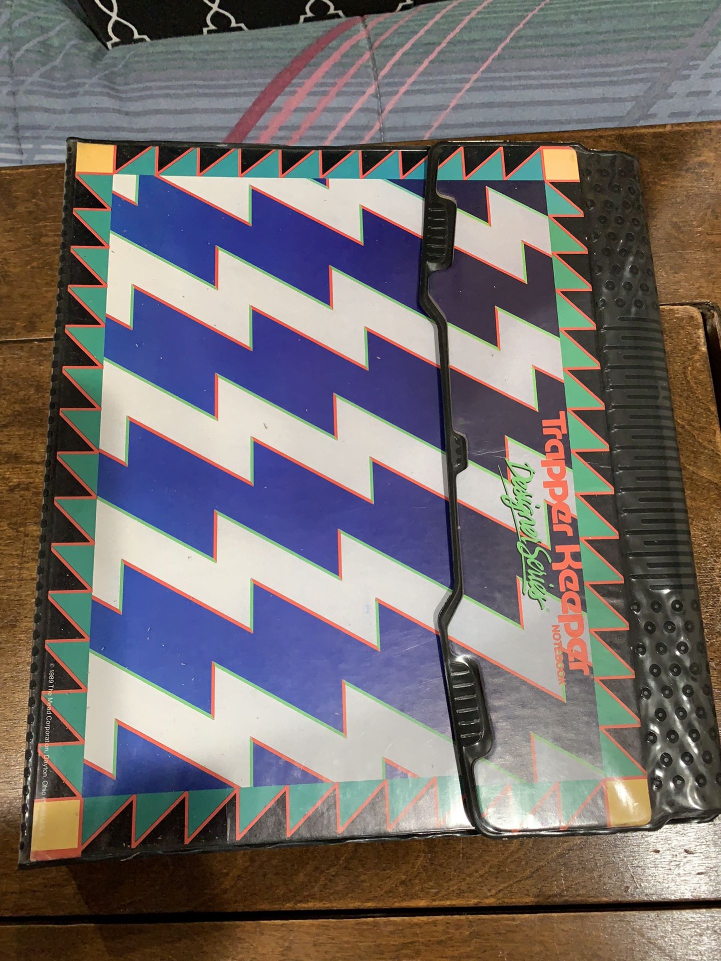 Vintage trapper keeper with matching folder
