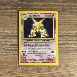 Pokemon Alakazam Base Set