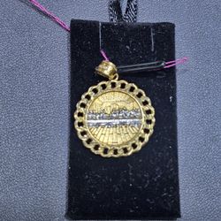 10kt YG Small Last Supper Pendant. (C-3) ASK FOR RYAN. #(contact info removed)37