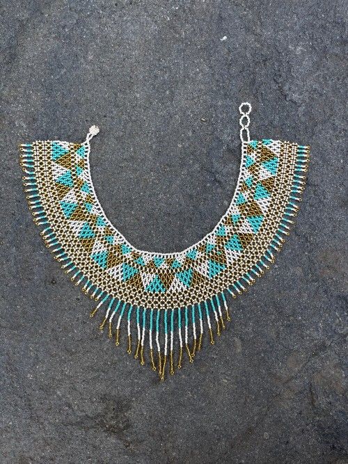 Turquoise Seed beads Necklace