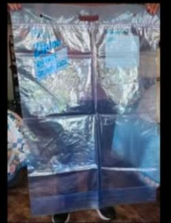 ZIPLOCK BIG BAG STORAGE BAGS XXL Jumbo (20-Gallon): Measure roughly 24" x 32"have two of these bags priced @ $10.00 EACH.  
XXL Jumbo (20-Gallon): Mea