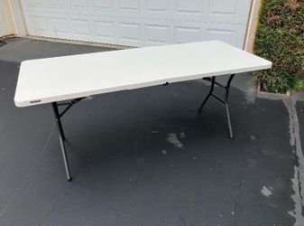 Lifetime Folding Table (6ft) white