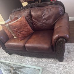 Genuine Leather Couch