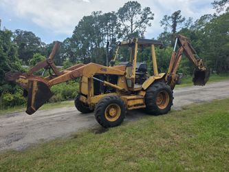 Caterpillar 416 tractor loader back hoe 4x4