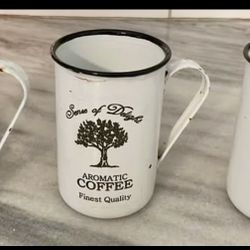 Enamelware Tin Aromatic Coffee mug