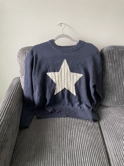Blue Star Knit Sweater
