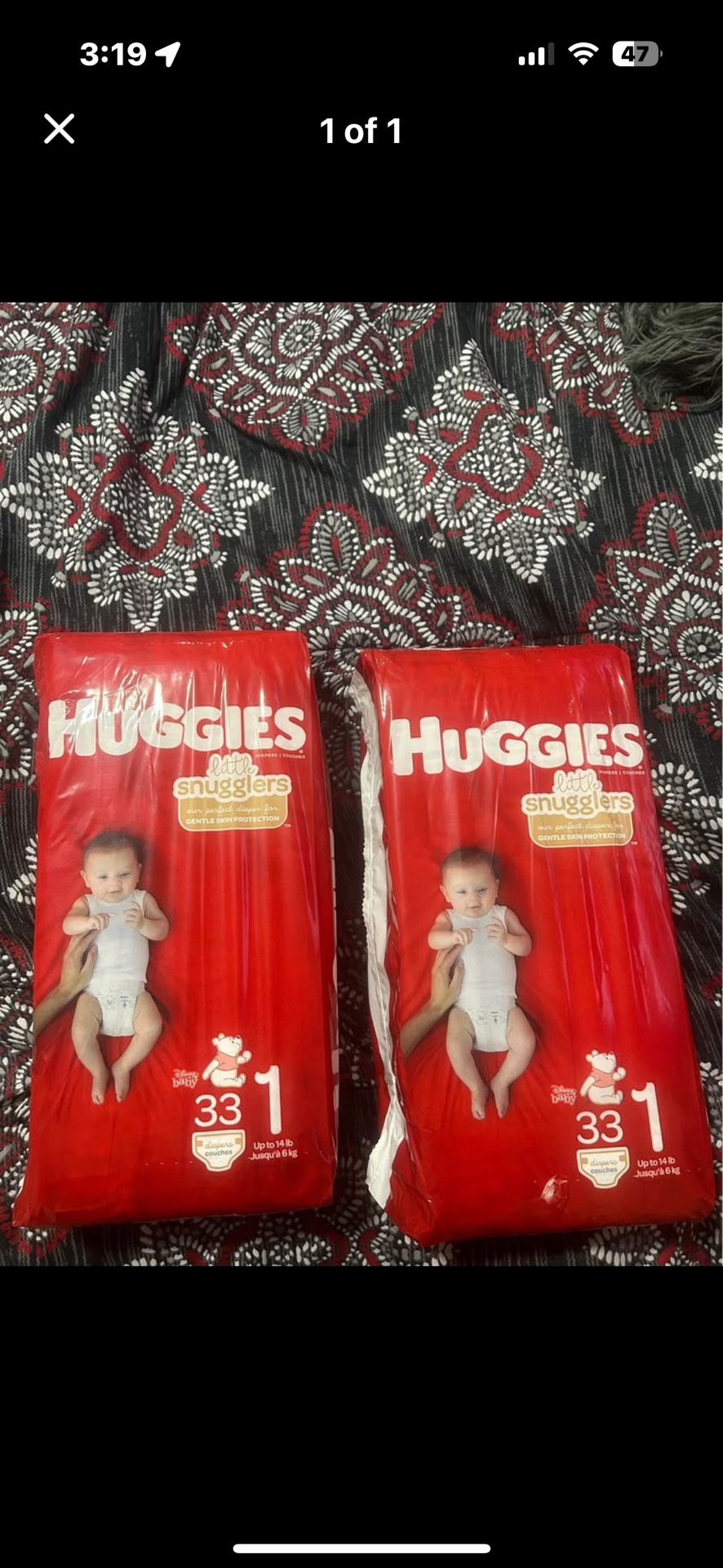Brand New Size 1 Huggies