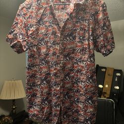 XL Oliver and Burke Hawaiian Fireworks shirt