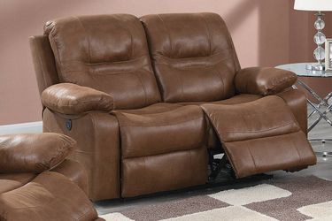 Power Motion Reclining Love Seat F86244