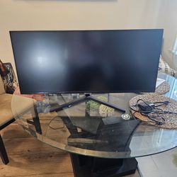 Samsung - 34” ViewFinity S5 Ultrawide QHD 100Hz AMD FreeSync Monitor with HDR10 (DisplayPort, HDMI) - Black