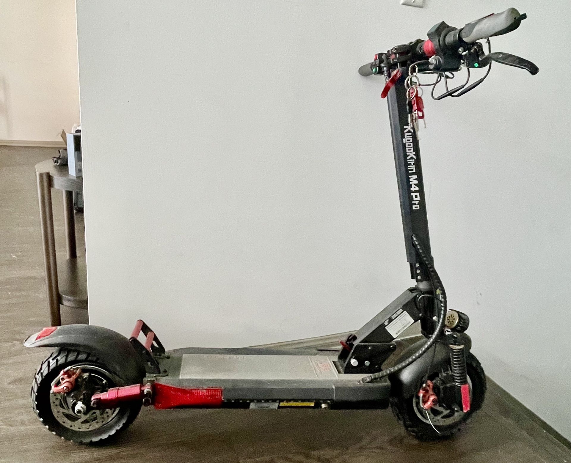 Kugoo Kirin M4 Pro Electric Scooter/ 864WH Power $420