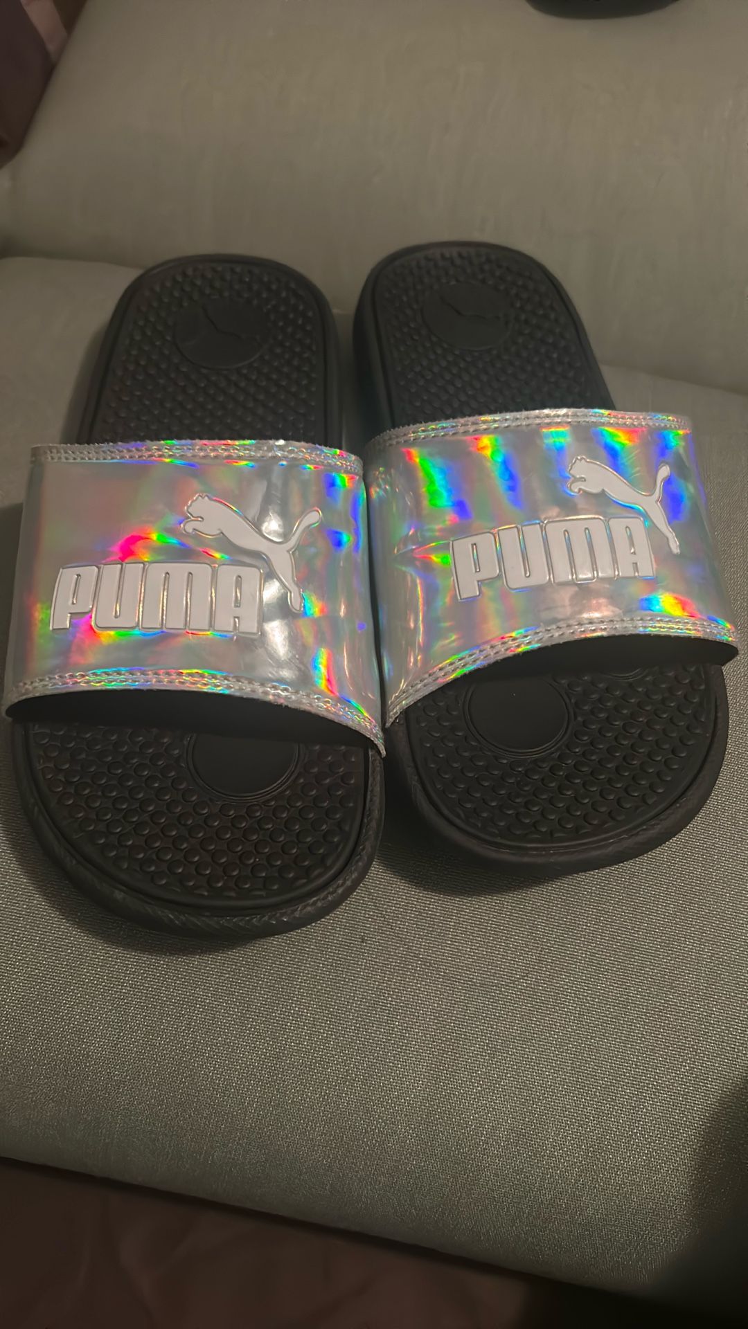 Puma Slides . Youth Size 5 