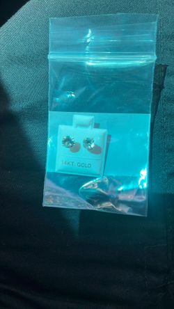 14k baby earrings