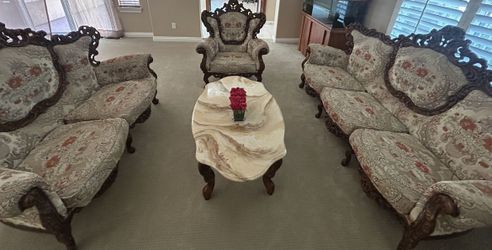 Vintage Balthasar Cherry Living Room Set