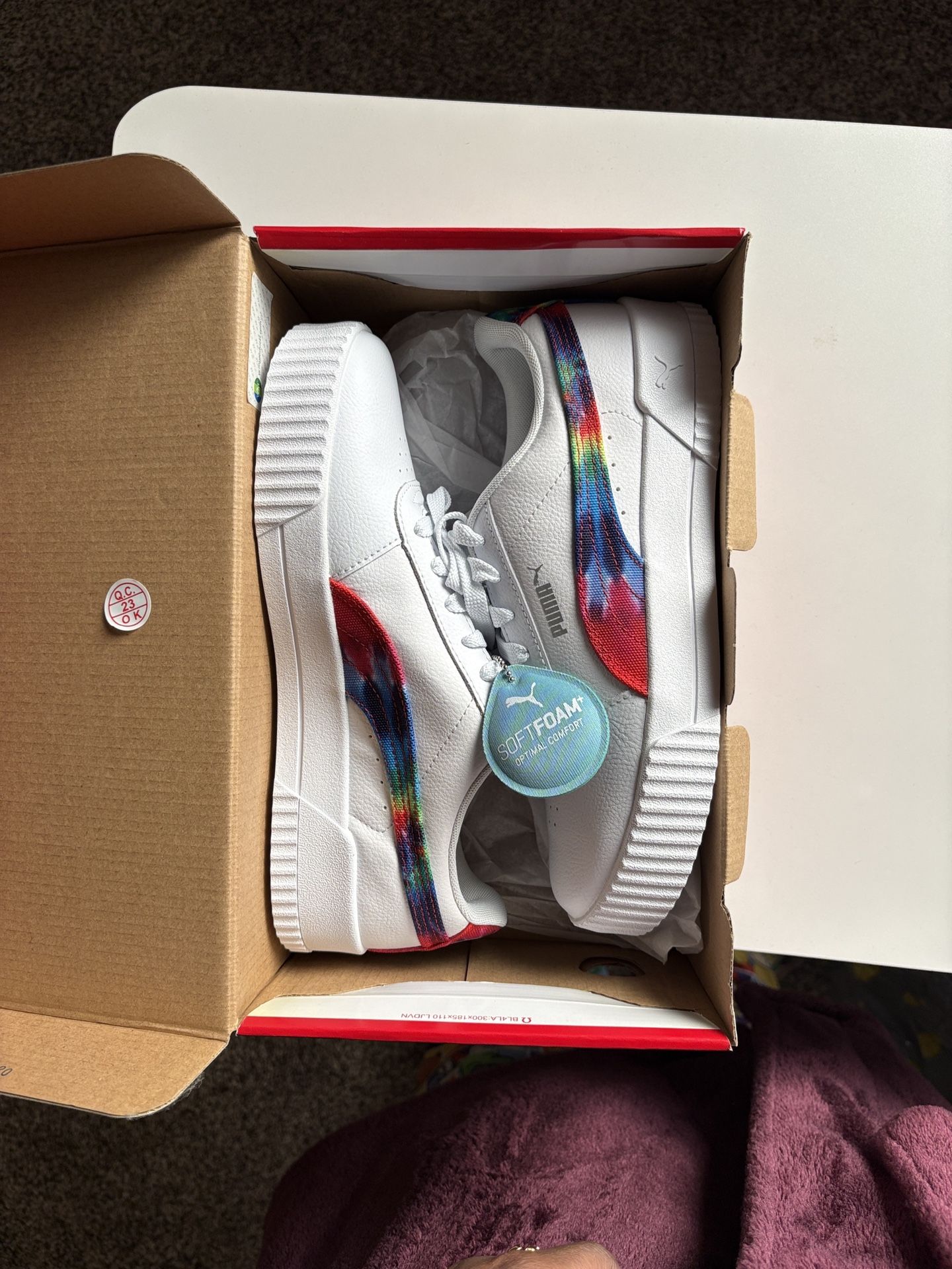 Tie Dye Pumas Size 9