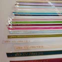 Printed Ribbons, Listones Grabados
