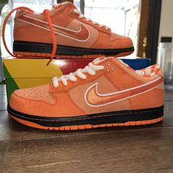 New Nike Dunk Low SB Concepts Orange Lobster Size 12